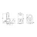 Унітаз-компакт Qtap Stork/Swan безобідковий з сідінням Soft-close QT15222179W