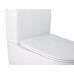 Унітаз-компакт Qtap Stork/Swan безобідковий з сідінням Soft-close QT15222179W