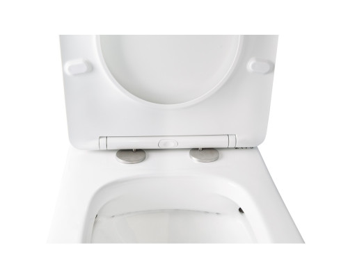 Унітаз-компакт Qtap Stork/Swan безобідковий з сідінням Soft-close QT15222179W