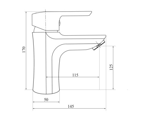 Змішувач для раковини Brinex 35B 001