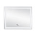 Дзеркало Qtap Mideya (DC-F614) 1000х800 з LED-підсвічуванням Touch, з антизапотіванням, з годинником, димером, рег. яскравості QT2078F614W