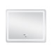 Дзеркало Qtap Mideya (DC-F910) 1000х800 з LED-підсвічуванням Touch, з антизапотіванням, з годинником, димером, рег. яскравості QT2078F910W