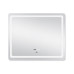Дзеркало Qtap Mideya (DC-F910) 1000х800 з LED-підсвічуванням Touch, з антизапотіванням, з годинником, димером, рег. яскравості QT2078F910W