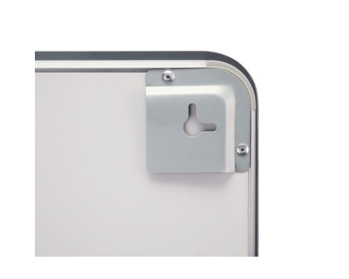 Дзеркало Qtap Mideya (DC-F910) 1000х800 з LED-підсвічуванням Touch, з антизапотіванням, з годинником, димером, рег. яскравості QT2078F910W