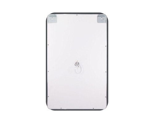Дзеркало Qtap Mideya (DC-F911) 500х800 з LED-підсвічуванням Touch, з антизапотіванням, з годинником, димером, рег. яскравості QT2078F911W