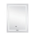 Дзеркало Qtap Mideya (DC-F936) 500х800 з LED-підсвічуванням Touch, з антизапотіванням, з годинником, димером, рег. яскравості QT2078F936W