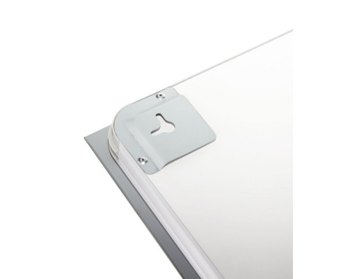 Дзеркало Qtap Mideya (DC-F936) 500х800 з LED-підсвічуванням Touch, з антизапотіванням, з годинником, димером, рег. яскравості QT2078F936W