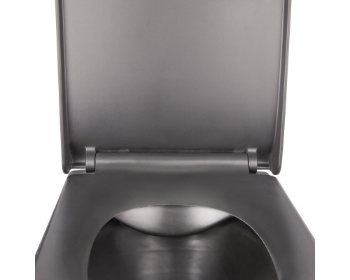 Унітаз підвісний Qtap Tern безобідковий з сідінням Soft-close QT1733052ERMB