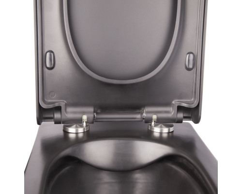 Унітаз підвісний Qtap Tern безобідковий з сідінням Soft-close QT1733052ERMB