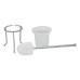 Йоржик Lidz Oreo 0504 підлоговий (матове скло) LDORE0504CRM32477 Chrome