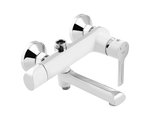 Душова система універсальна Qtap Grand на три споживача (з виливом) QTGRAWCR1004 Chrome/White