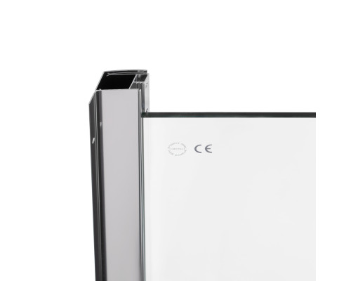 Душова кабіна Qtap Taurus CRM1011AC6 100х100 см, скло Clear 6 мм покриття CalcLess, без піддона