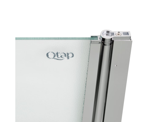 Штора на ванну Qtap Standard CRM407513APR скло Pear 6 мм, 75х130 см, права