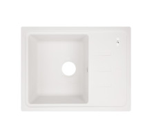 Кухонна мийка Lidz 620x435/200 WHI-01 (LIDZWHI01620435200)