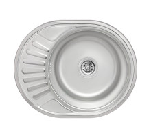 Кухонна мийка Lidz 5745 0,8 мм Micro Decor (LIDZ5745MDEC)