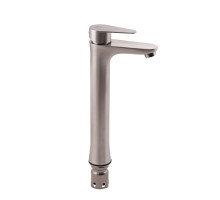 Змішувач для раковини Lidz Vida 001FH високий (k35) LDVID001FHNKS34955 Nickel