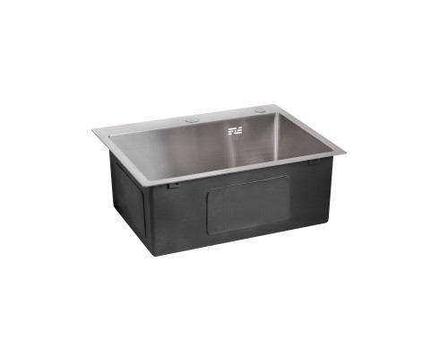 Мийка для кухні інтегрована Lidz Handmade H5045 (LDH5045BRU35383) Brushed Steel 3,0/1,0  мм