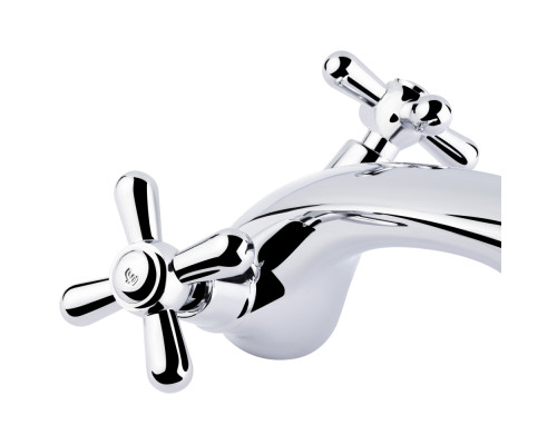 Змішувач для раковини Lidz Dominox 161 двохвентильний LDDOM161CRM35532 Chrome