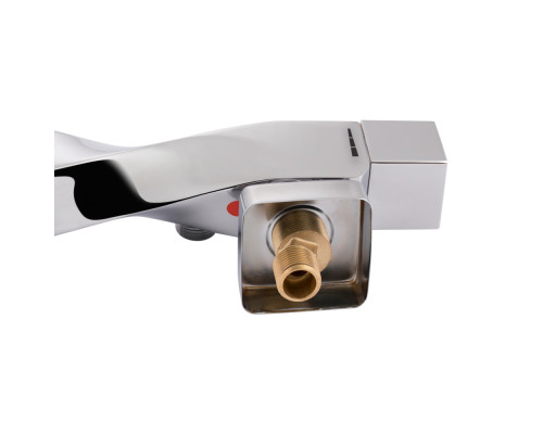 Змішувач для душу Qtap Zkrouceny термостатичний QTZKR40T105C Chrome