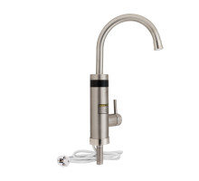 Проточний кран-водонагрівач кухонний для кухні Lidz Warm 060 LDWAR060NKS35881 Nickel