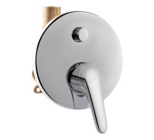 Змішувач для душу Qtap Olsava прихованого монтажу на два споживача QTOS6212107ODC Chrome