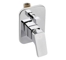 Змішувач для душу Qtap Namesti прихованого монтажу на два споживача QTNAM6225102NC Chrome