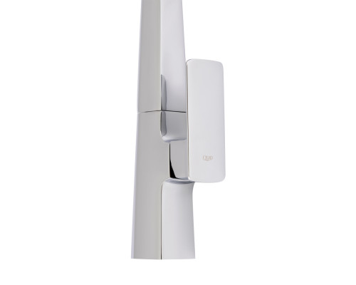 Змішувач для раковини Qtap Lodenice з поворотним виливом високий QTLOD9031102FC Chrome