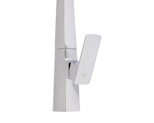 Змішувач для раковини Qtap Lodenice з поворотним виливом високий QTLOD9031102FC Chrome