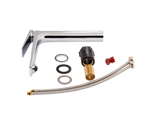 Змішувач для раковини Qtap Vlasta високий QTVL1028H102C Chrome