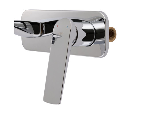 Змішувач для раковини Qtap Vlasta прихованого монтажу QT1128102C Chrome