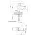 Змішувач для раковини Qtap Nihonto QTNH1022101CB Black Matt
