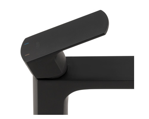 Змішувач для раковини Qtap Lipno високий QTLIPNO1023H101CB Black Matt