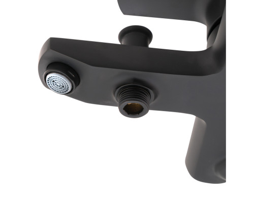 Змішувач для ванни Qtap Lipno QTNH3023101DCB Black Matt
