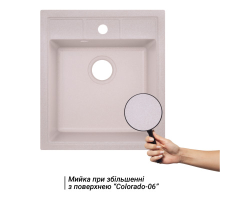 Кухонна мийка Lidz 460х515/200 COL-06 (LIDZCOL06460515200)