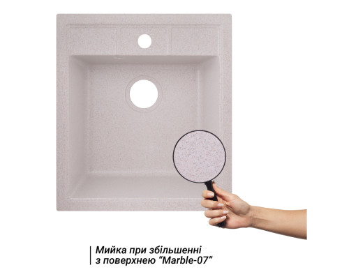 Кухонна мийка Lidz 460х515/200 MAR-07 (LIDZMAR07460515200)