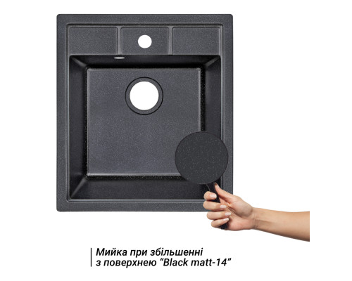 Кухонна мийка Lidz 460х515/200 BLM-14 (LIDZBLM14460515200)