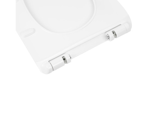Унітаз підвісний Qtap Virgo безобідковий з сидінням Soft-close QT1833051ERW