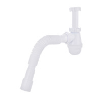 Сифон для раковини Lidz (WHI) 60 08 E003 00 (вихід 50 мм) без випуска