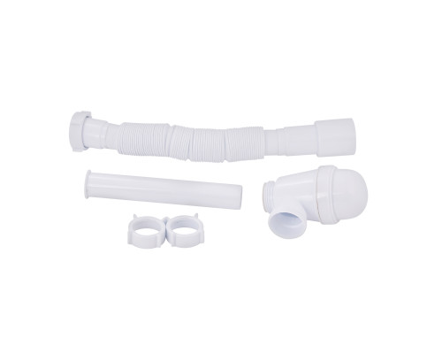 Сифон для раковини Lidz (WHI) 60 08 E003 00 (вихід 50 мм) без випуска