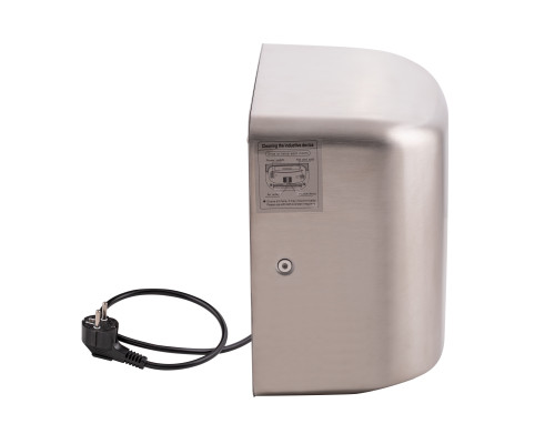 Сушарка для рук Qtap Pohodli настінна QTS950MS Brushed Nickel (Sušící)