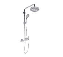 Душова система універсальна Qtap Sloup на два споживача QT57103OC Chrome
