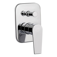 Змішувач для душу Qtap Stenava прихованого монтажу на два споживача QTST6245102DC Chrome Змішувач для душу Qtap Stenava прихованого монтажу на два споживача QTST6245102DC Chrome