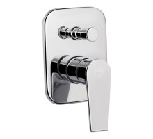 Змішувач для душу Qtap Stenava прихованого монтажу на два споживача QTST6245102DC Chrome