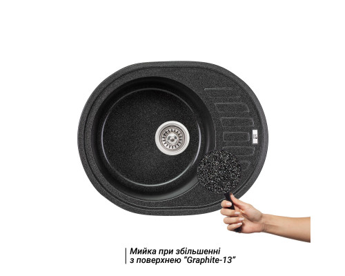 Кухонна мийка Lidz 620x500/200 GRF-13 (LIDZGRF13620500200)