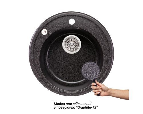 Кухонна мийка Lidz D510/200 GRF-13 (LIDZGRF13D510200)
