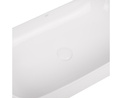 Раковина-чаша Qtap Jay 695х410х150 White з донним клапаном QT07112166W
