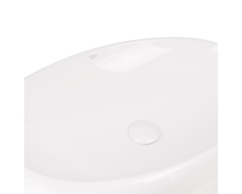 Раковина-чаша Qtap Leo 690x435x180 White з донним клапаном QT11111094W