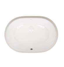 Раковина Qtap Stork 560x395x195 White з донним клапаном QT15116030W