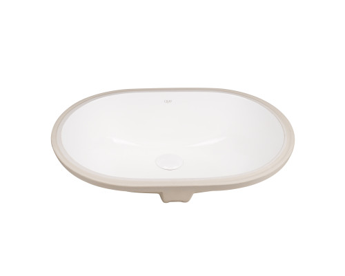 Раковина Qtap Stork 560x395x195 White з донним клапаном QT15116030W