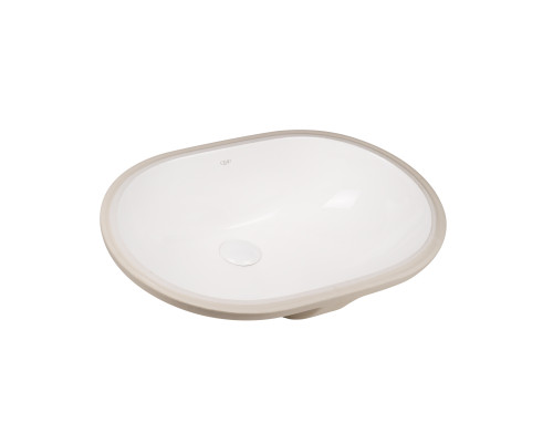 Раковина Qtap Stork 560x395x195 White з донним клапаном QT15116030W